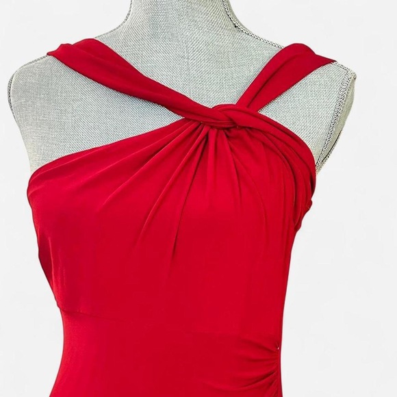 Chaps Valentine Red Formal Long Evening Gown red prom dress wedding guest dress - Picture 5 of 7